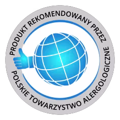 To oznaczenie przyznawane jest produktom, które zostały przebadane przez Polskie Towarzystwo Alergologiczne (PTA) pod kątem zawartości substancji zakwalifikowanych jako uczulające.