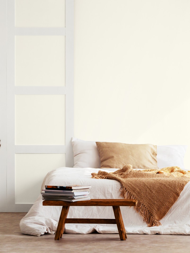 Sypialnia w tonacji Off-white - kolor Ivory