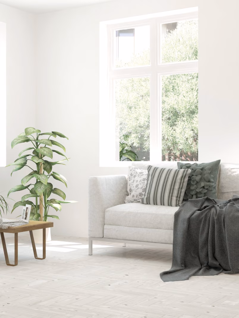 Tikkurila Optiva White, kolor Cotton - salon