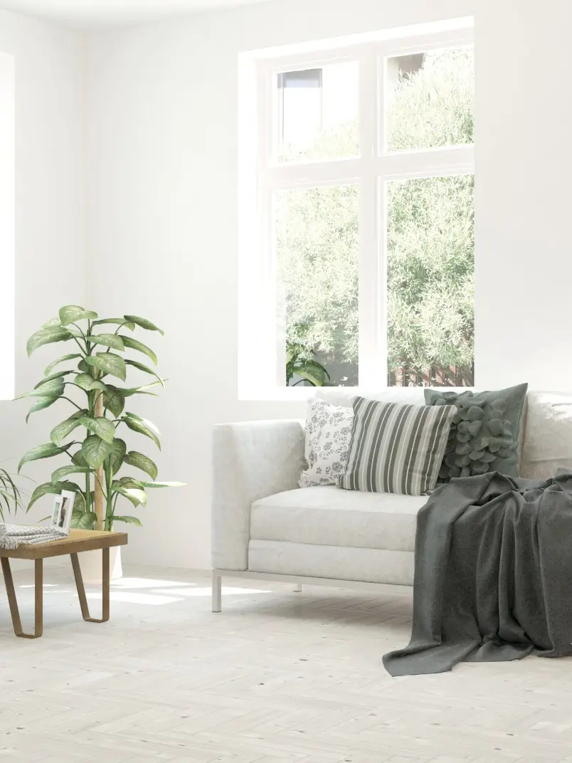 Tikkurila Optiva White, kolor Cotton - salon