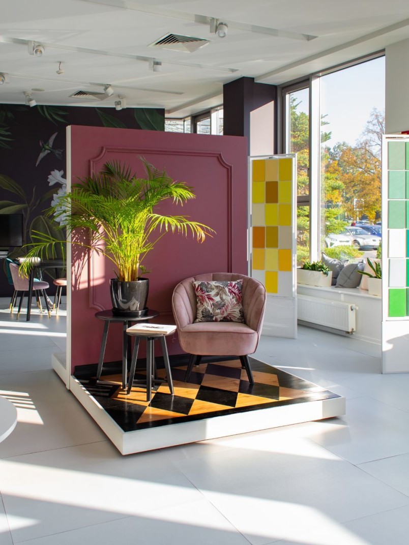 showroom Tikkurila w Warszawie