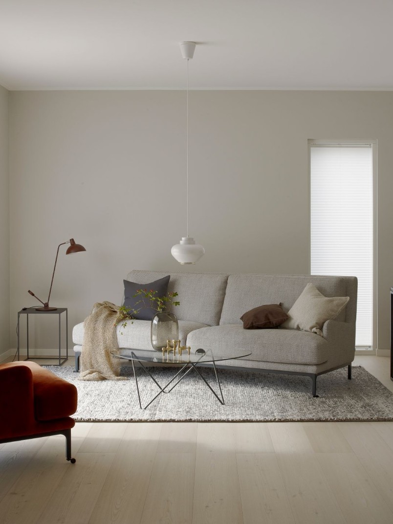 Salon inspirowany paletą kolorów Tikkurila Feel The Color Classic