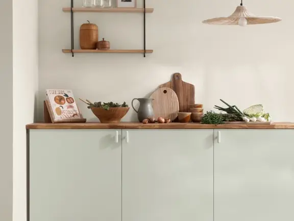 interior trends green colour in kitchen