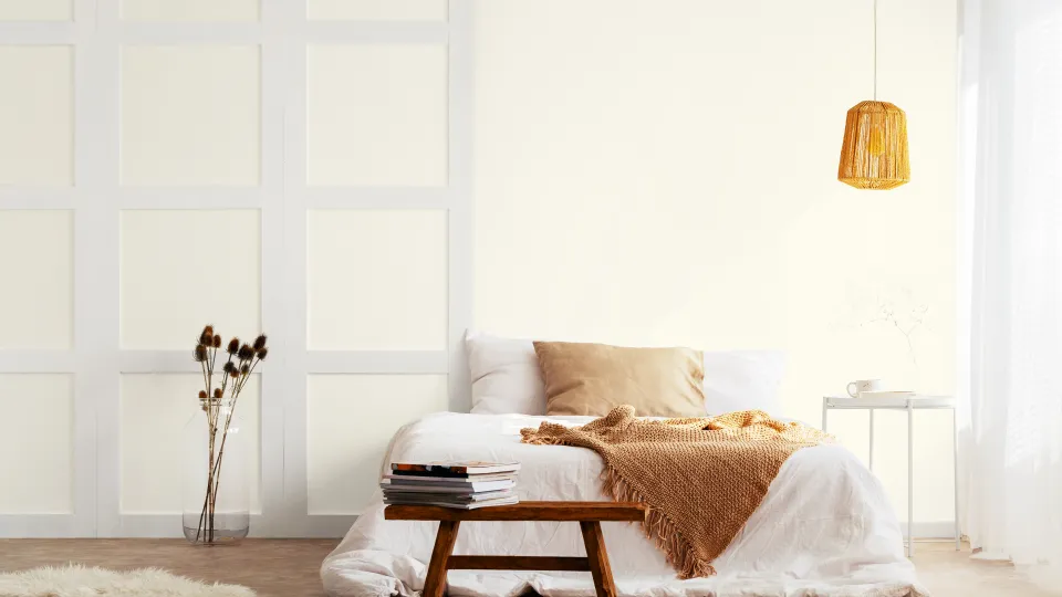 Sypialnia w tonacji Off-white - kolor Ivory