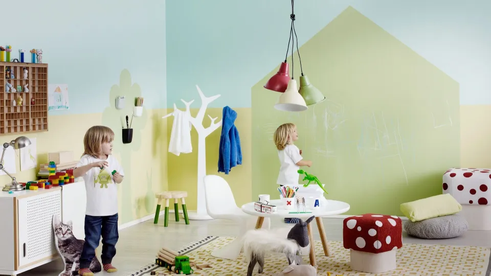 pomysł na malowanie pokoju dziecięcego