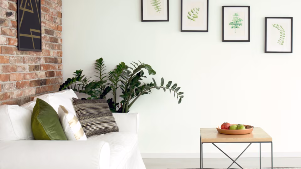 Wnętrze w kolorze farby White Tea - Tikkurila