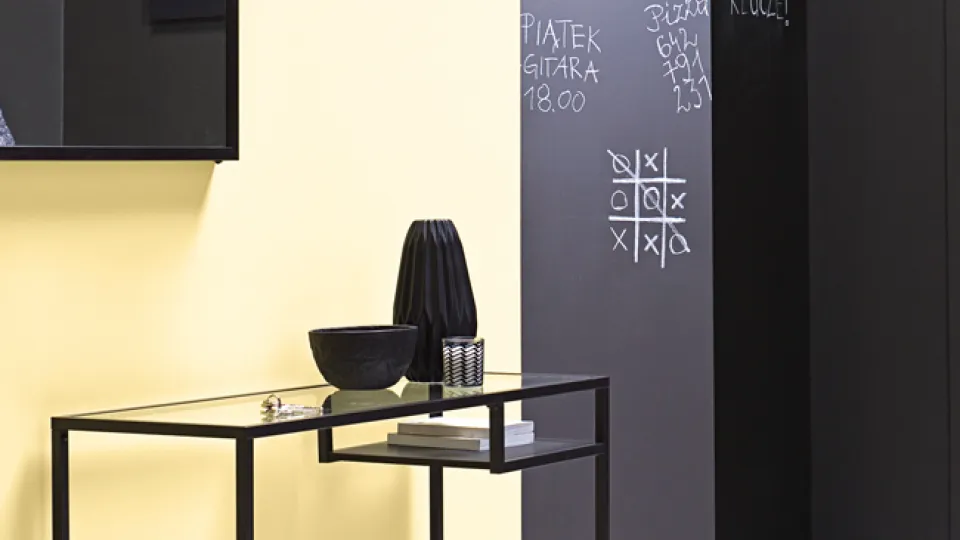 Inspiracja wnętrza z wykorzystaniem farby tablicowej