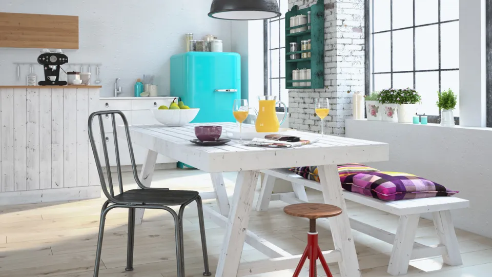 Malowanie kuchni w tonacji Off-white - kolor Arctic