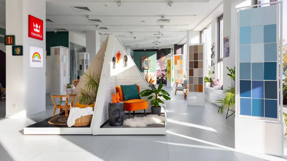 showroom Tikkurila w Warszawie