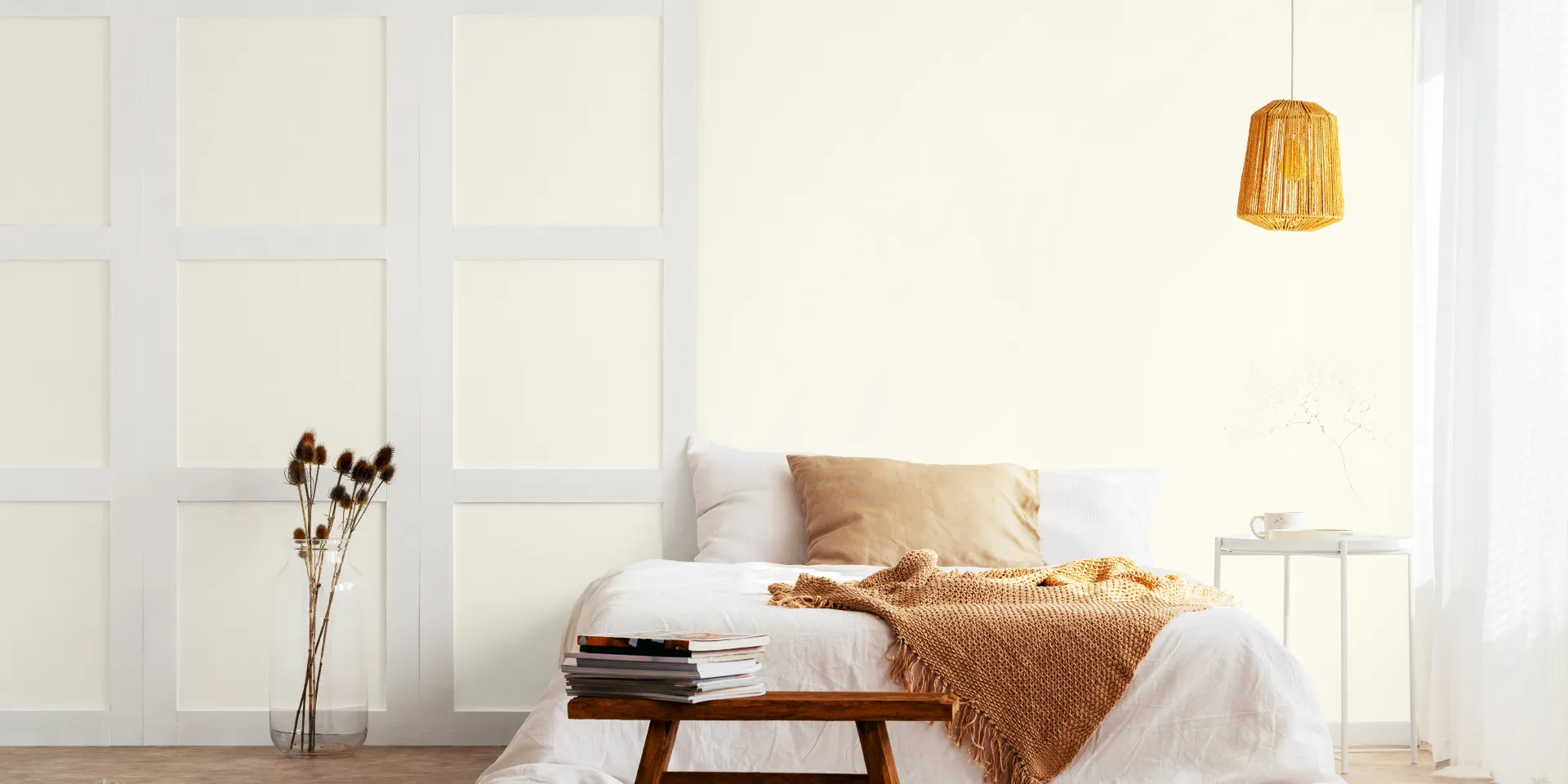 Sypialnia w tonacji Off-white - kolor Ivory