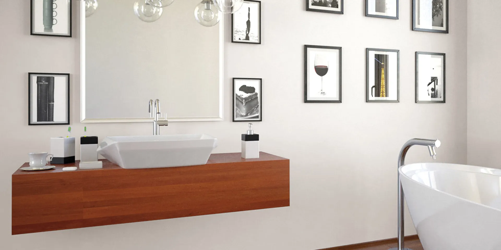 Aranżacja łazienki z wykorzystaniem białej farby