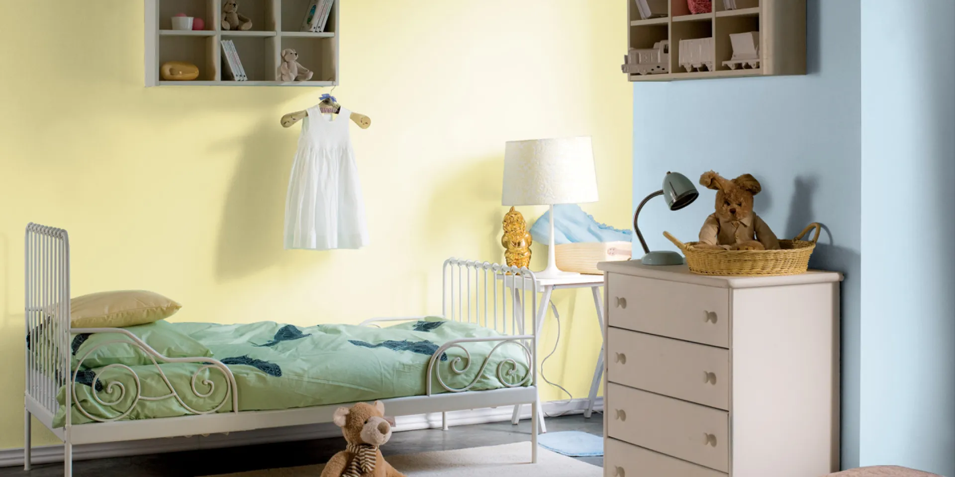 Pokoik dziecięcy w jasnych odcieniach