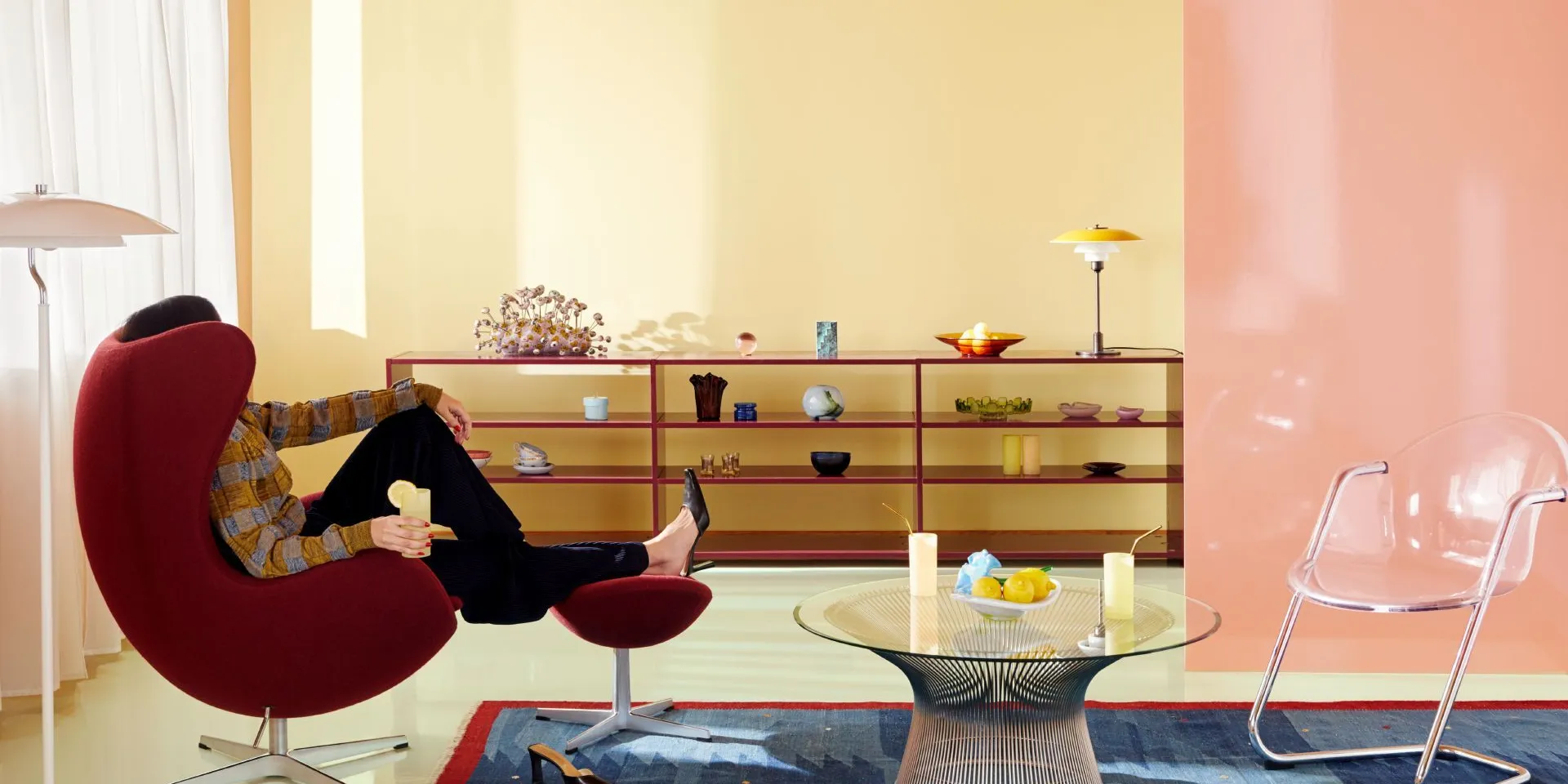 Wnętrze w kolorach w stylu Eclectic
