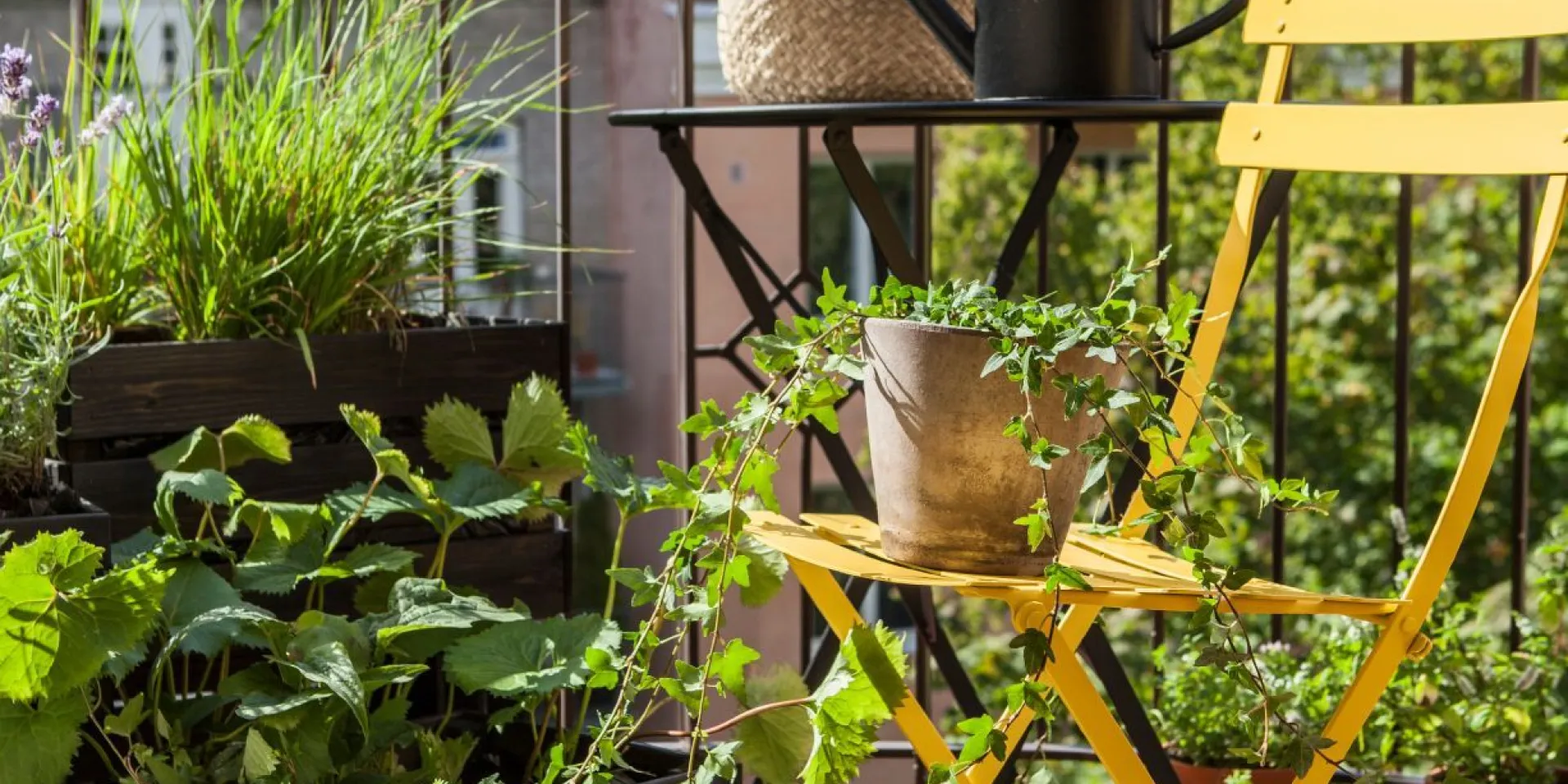 Propozycja aranżacji balkonu