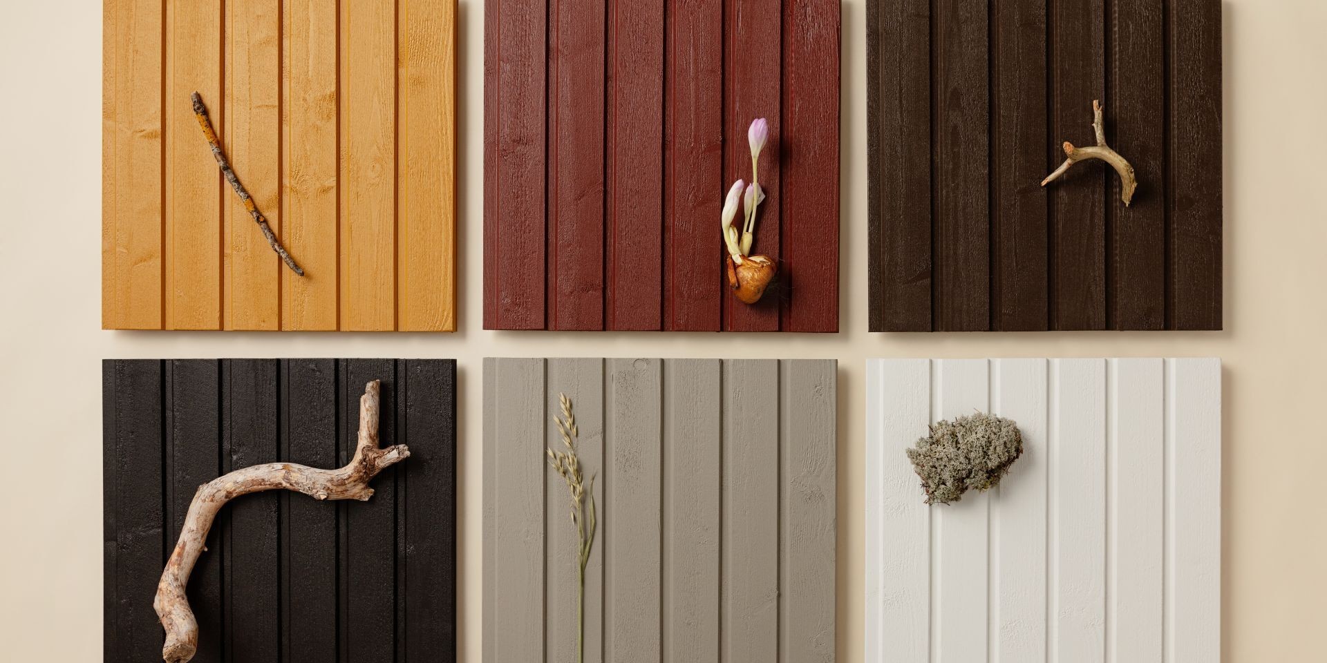 sześć najbardziej popularnych w Skandynawii odcieni na elewacje drewnianych domów