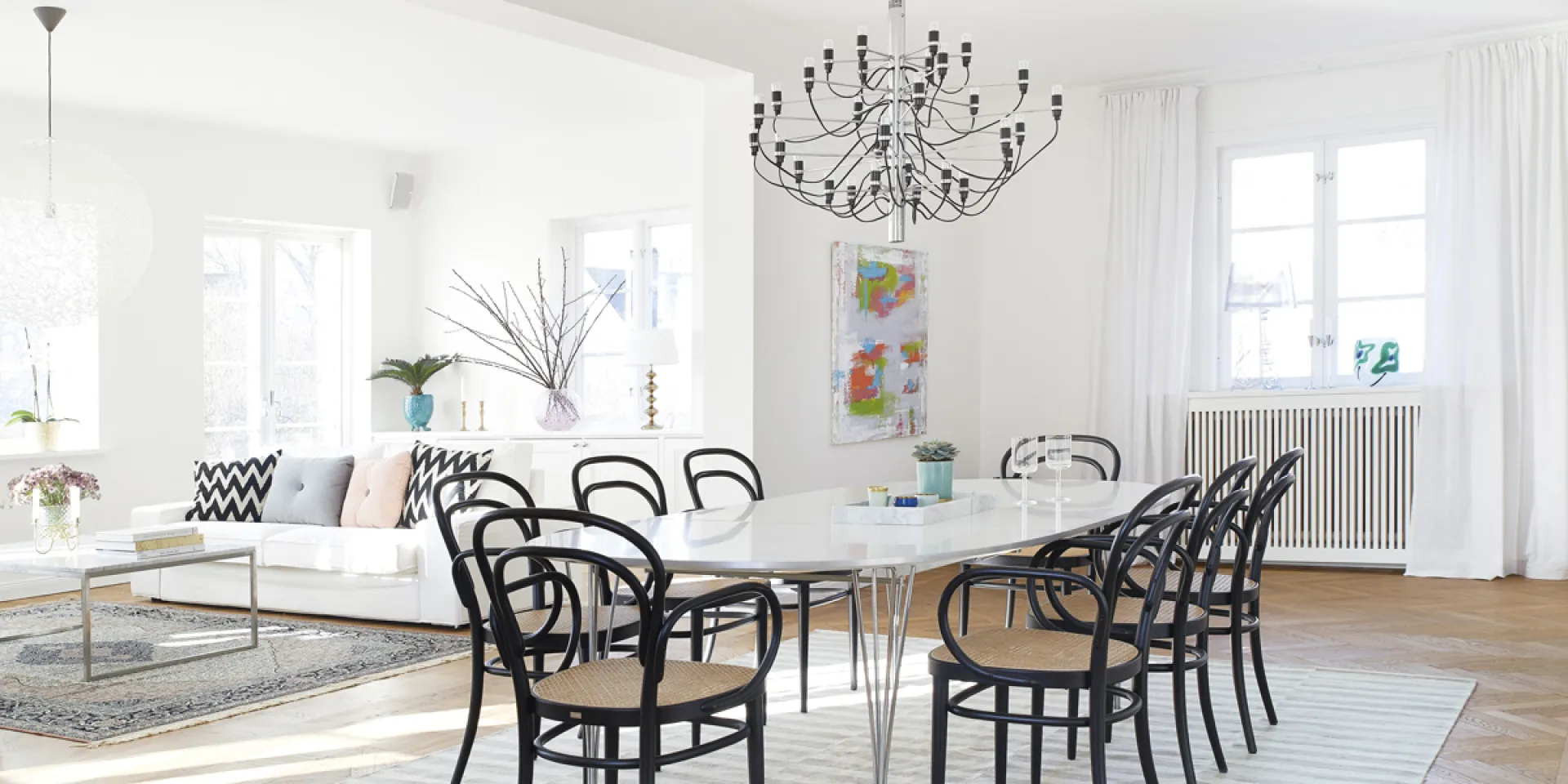 Inspiracja na malowanie wnętrza w tonacji Off-white