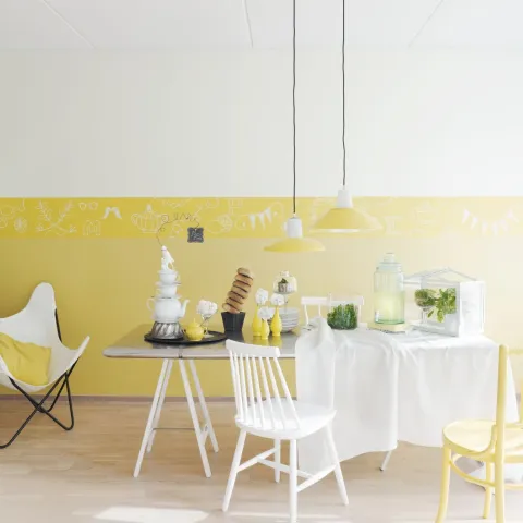 Aranżacja kuchni w optymistycznych barwach
