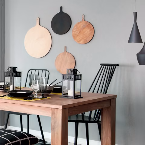 Wnętrze kuchni w szarej tonacji Tikkurila Deco Grey