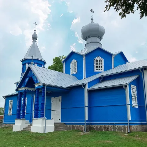 Cerkiew w Pasynkach - elewacja malowana farbami Tikkurila