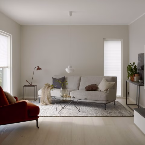 Salon inspirowany paletą kolorów Tikkurila Feel The Color Classic