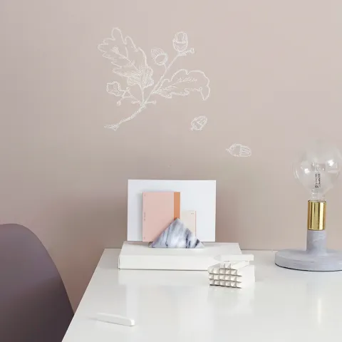 Farba tablicowa Tikkurila Liitu w sypialni