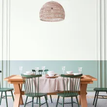 Aranżacja jadalni z wykorzystaniem farb w tonacji off-white - kolor Foam