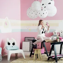 Pomysł na pokój dziewczynki w pastelowych kolorach