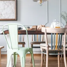 Matowe ściany z wykorzystaniem farby do kuchni Tikkurila