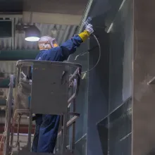 aplikacja farby metodą natryskową