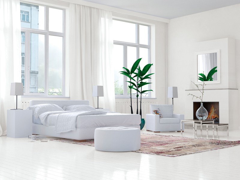 Inspiracje wnętrz - białe kolory farb| Tikkurila