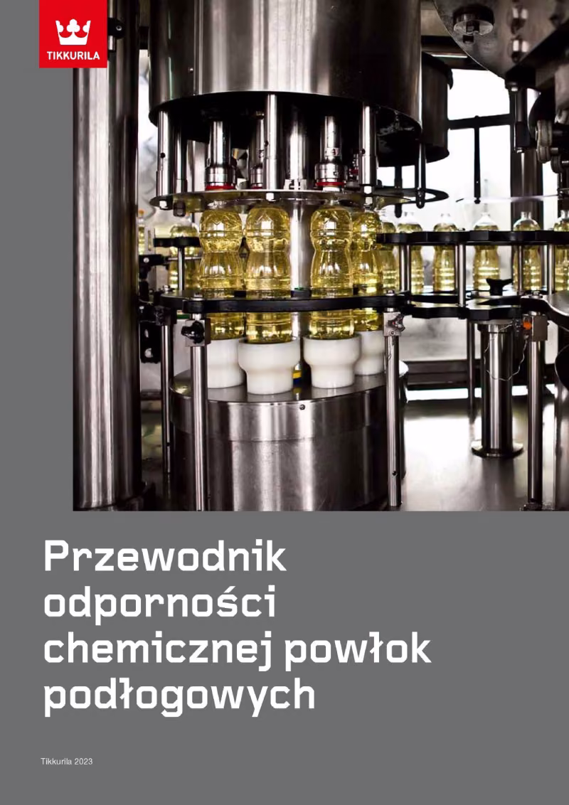 Broszura - Przewodnik odporności chemicznej Tikkurila