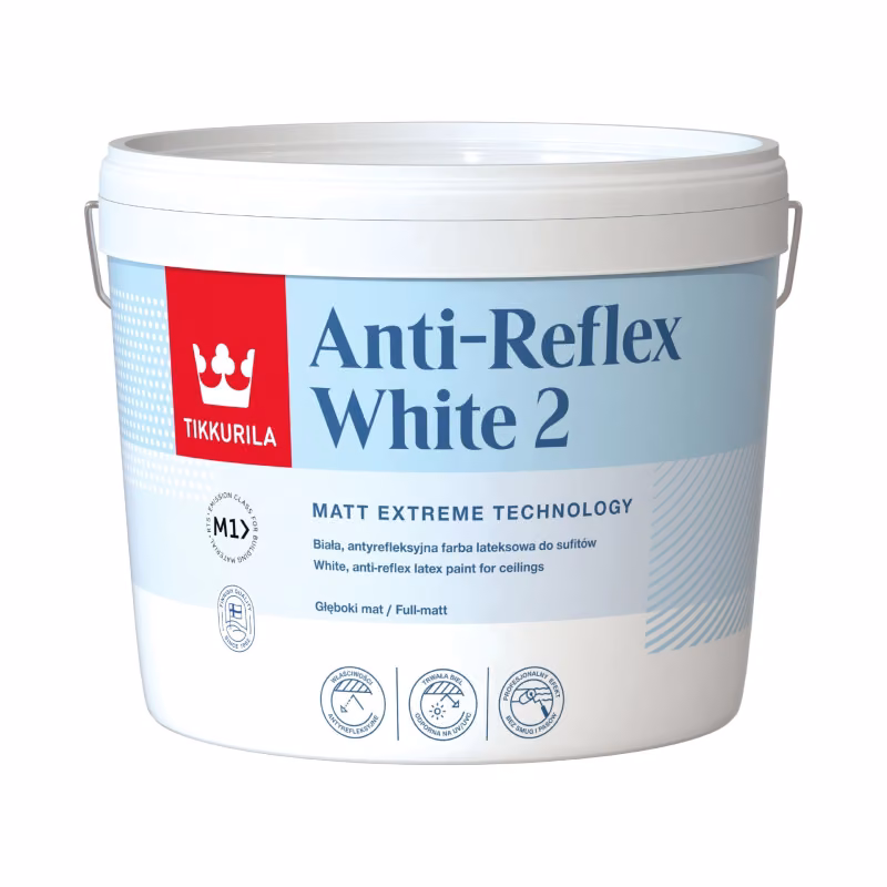 farba do sufitów Tikkurila Anti-reflex white