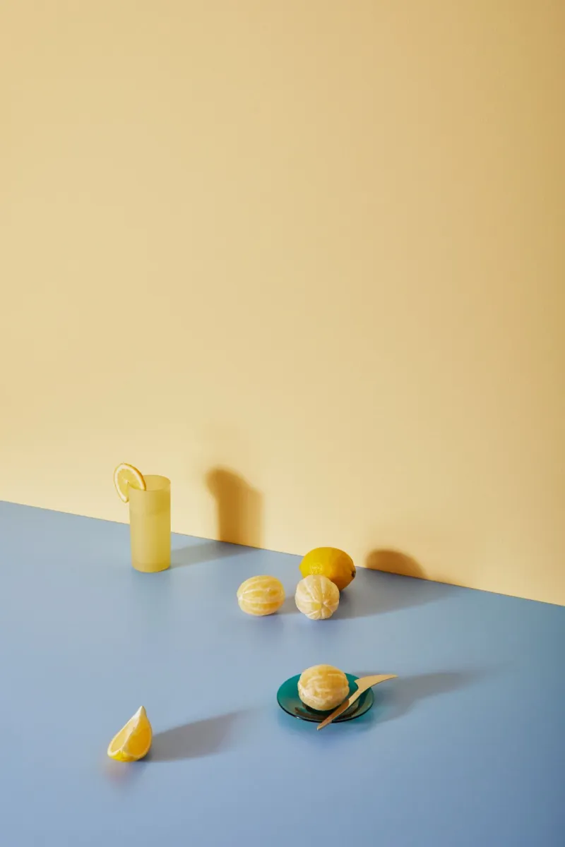 Aranżacja z barwą H300 Lemonade z palety kolorów Tikkurila