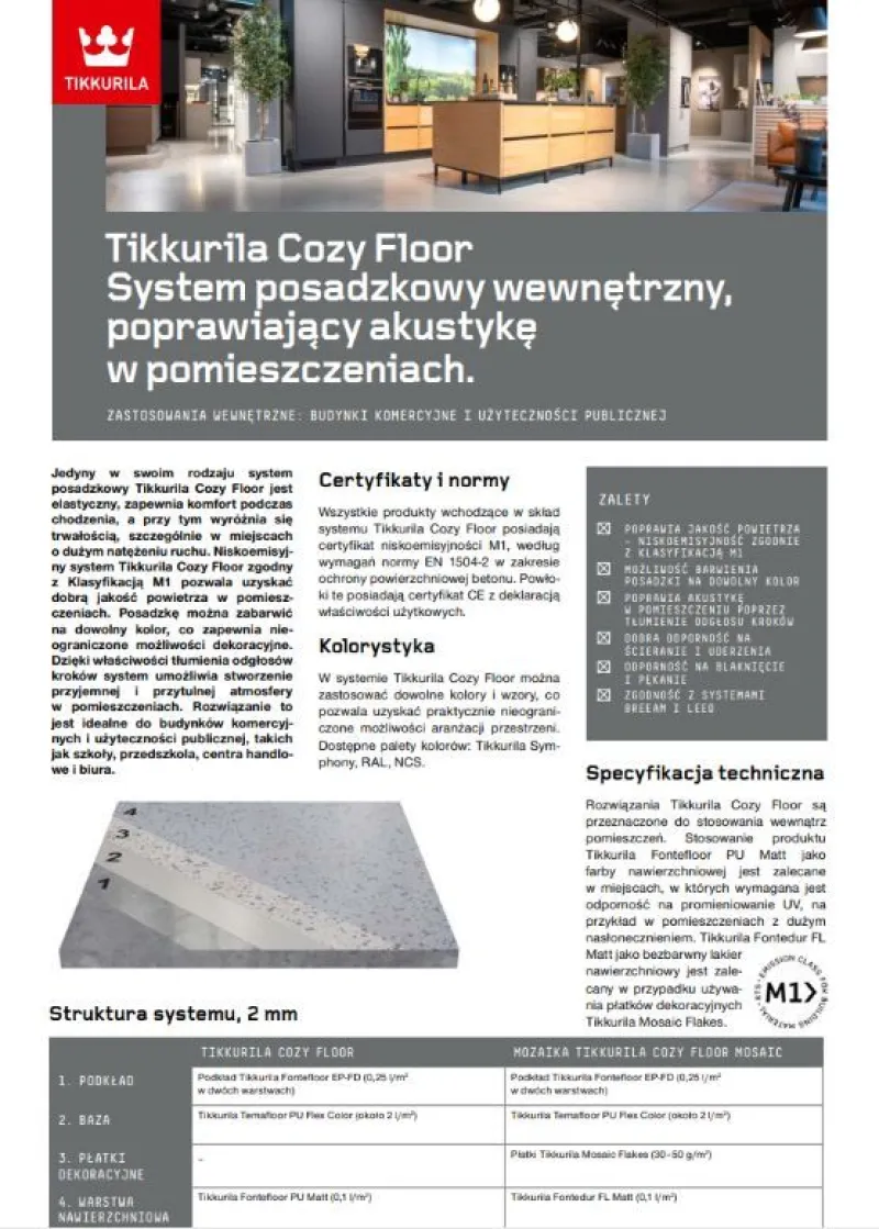 System Tikkurila Cozy Floor