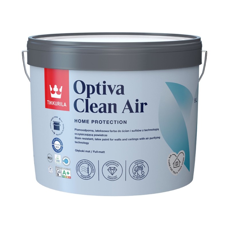 Tikkurila Optiva Clean Air farba oczyszczająca powietrze